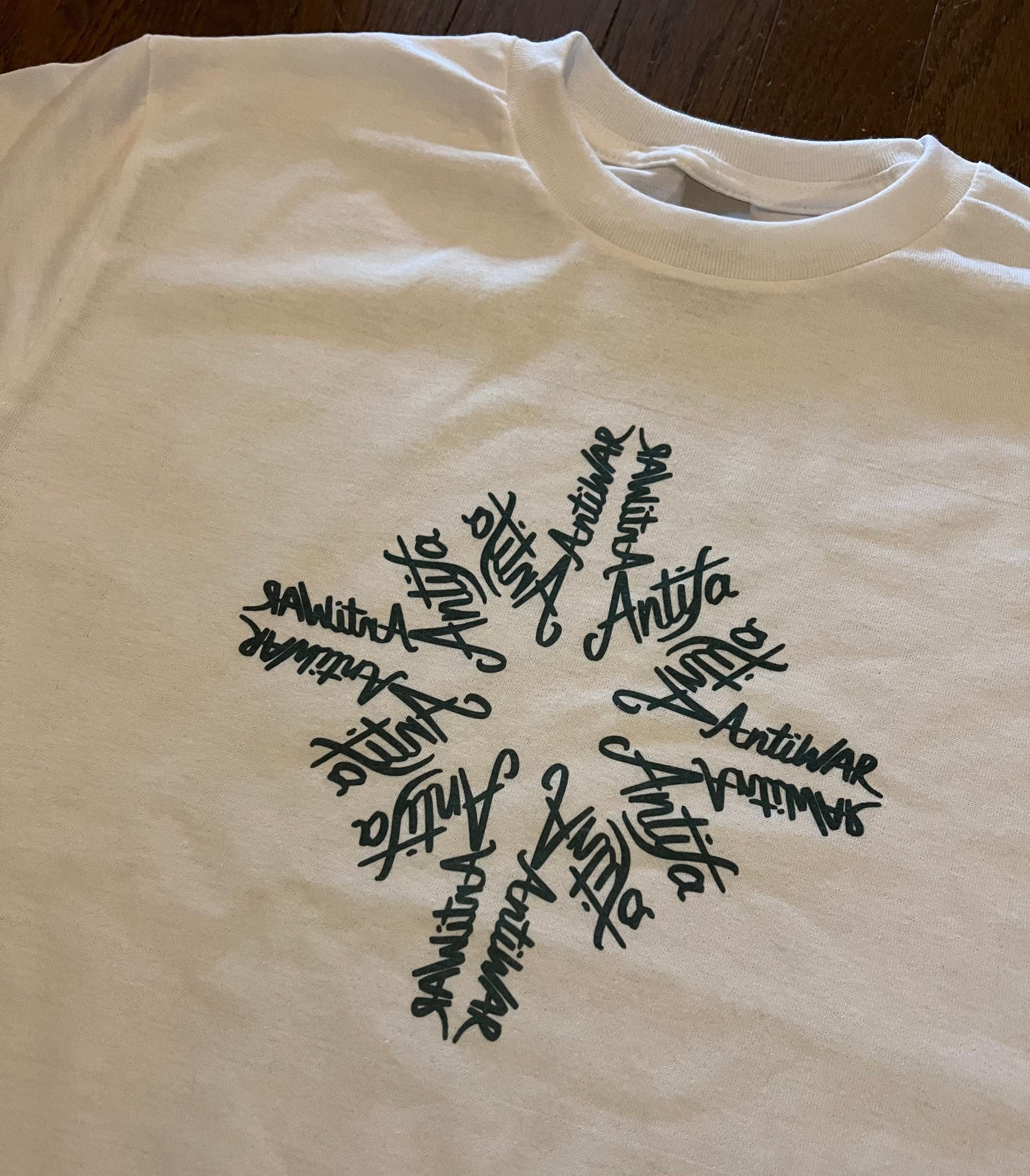 Antifa Antiwar Snowflake T Shirt