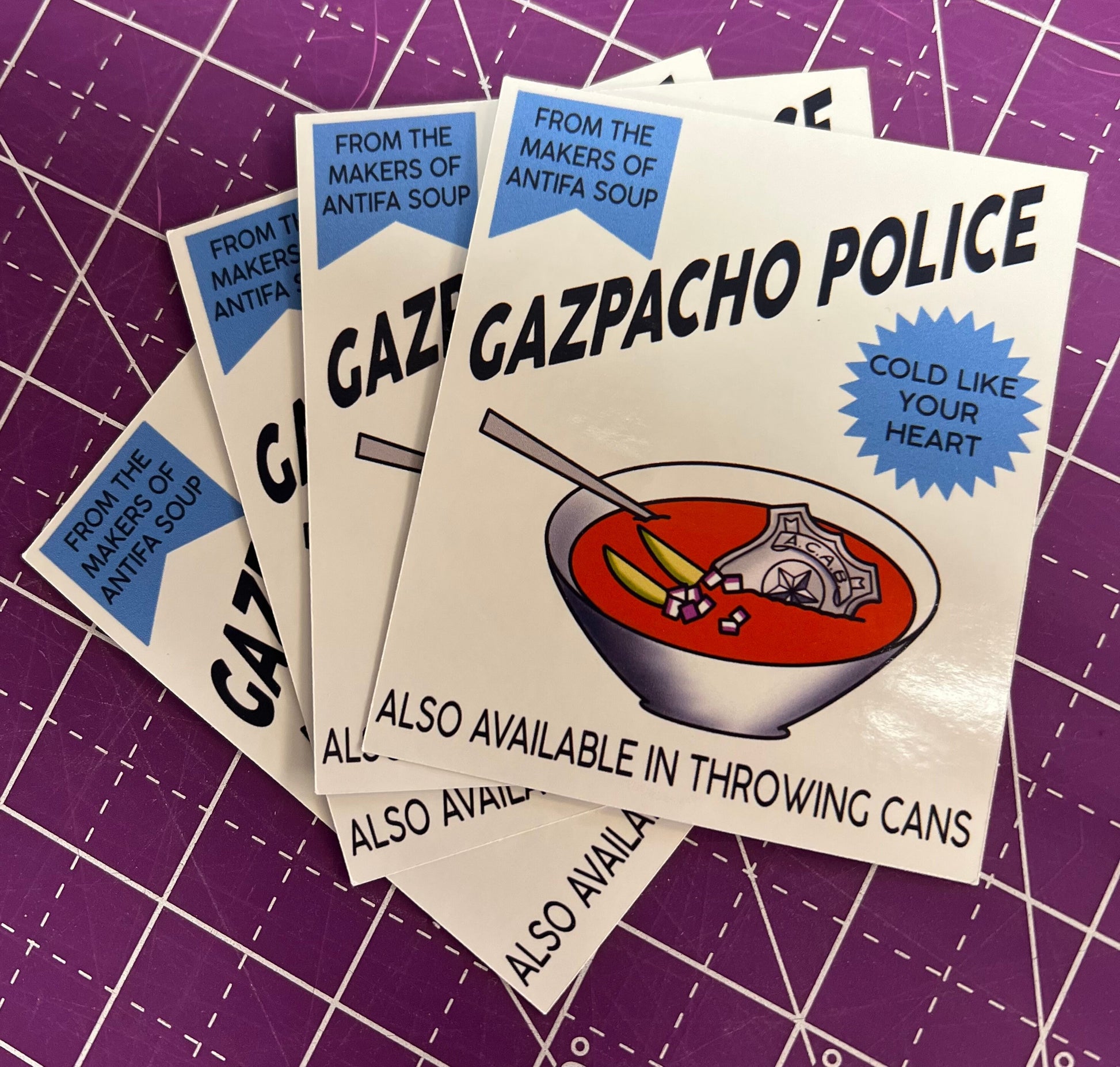 Gazpacho Police Sticker