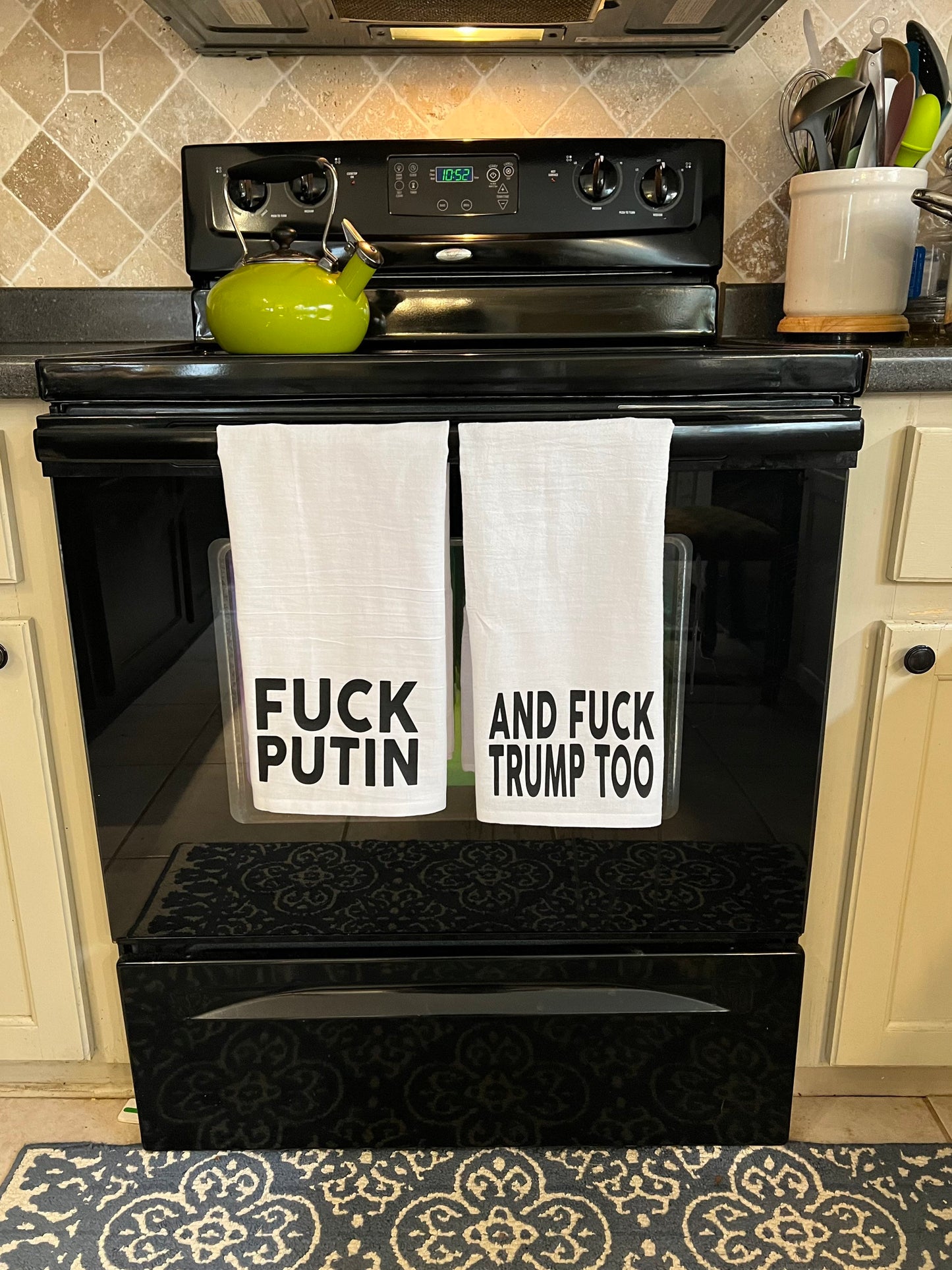 Fuck Putin & Trump Tea Towel Set
