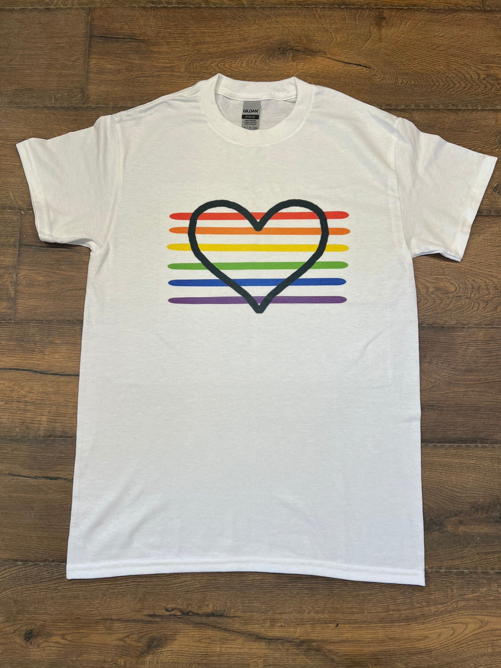Pride Heart T Shirt