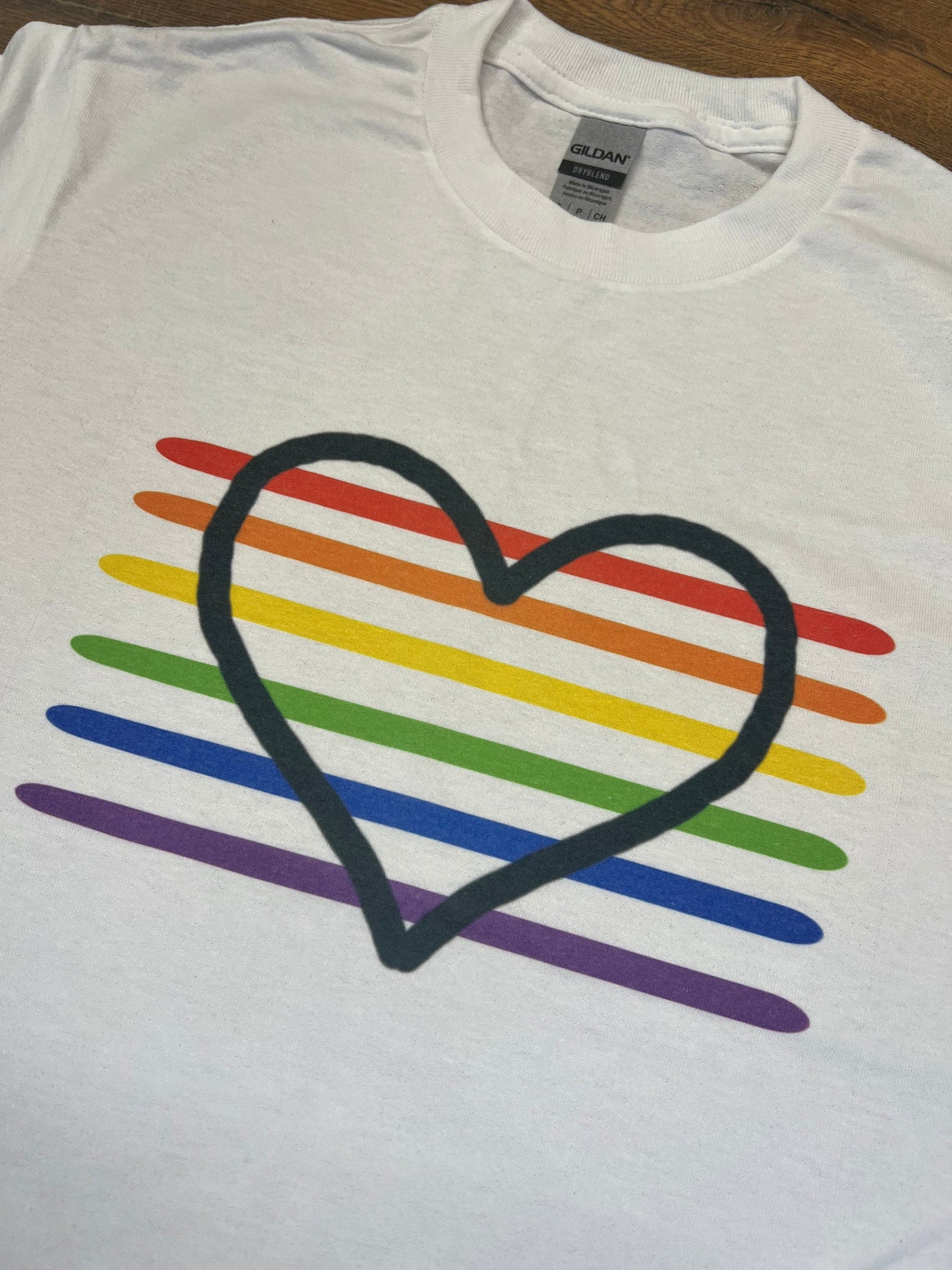 Pride Heart T Shirt
