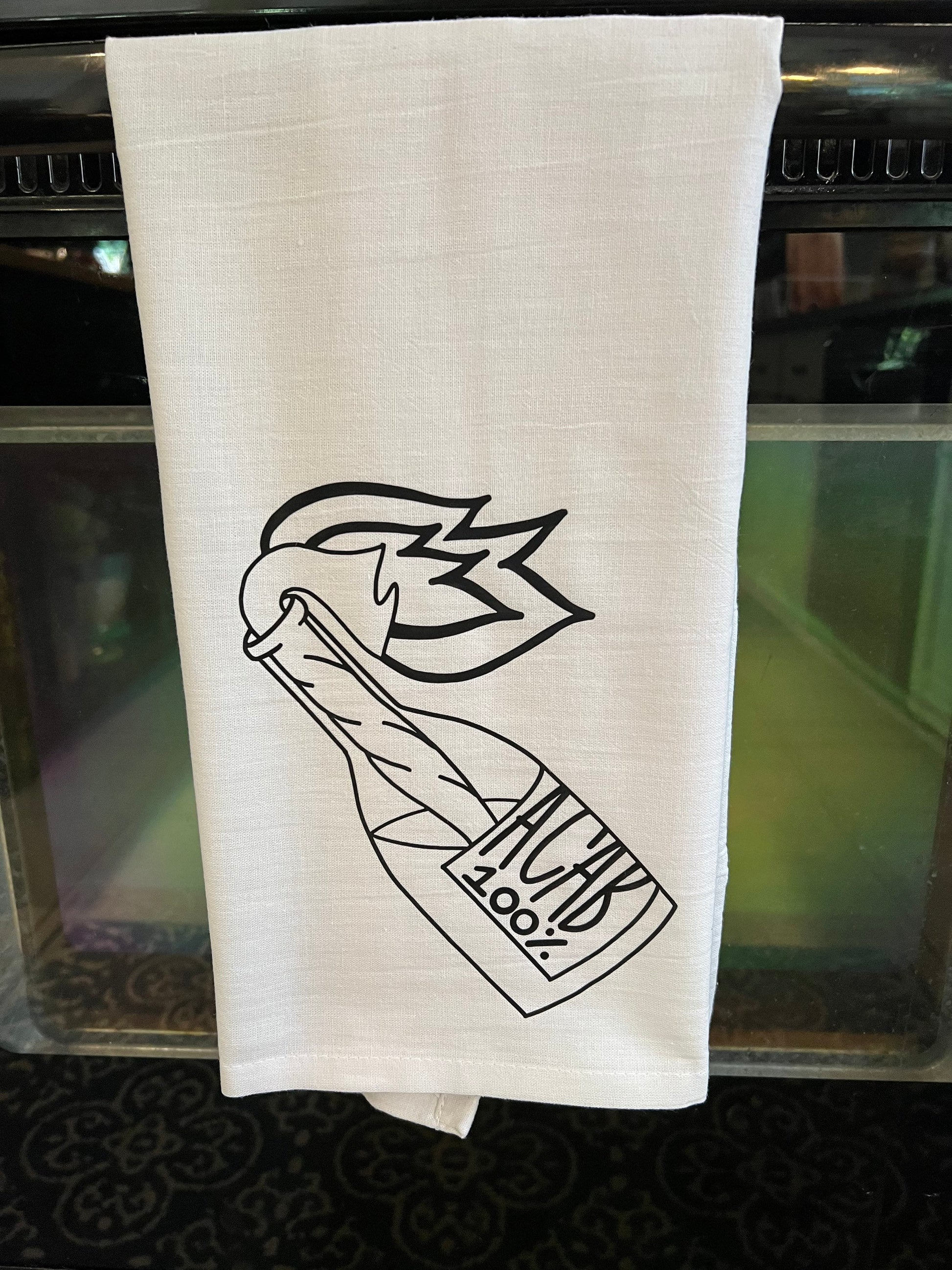 Molotov ACAB Cocktail Tea Towel