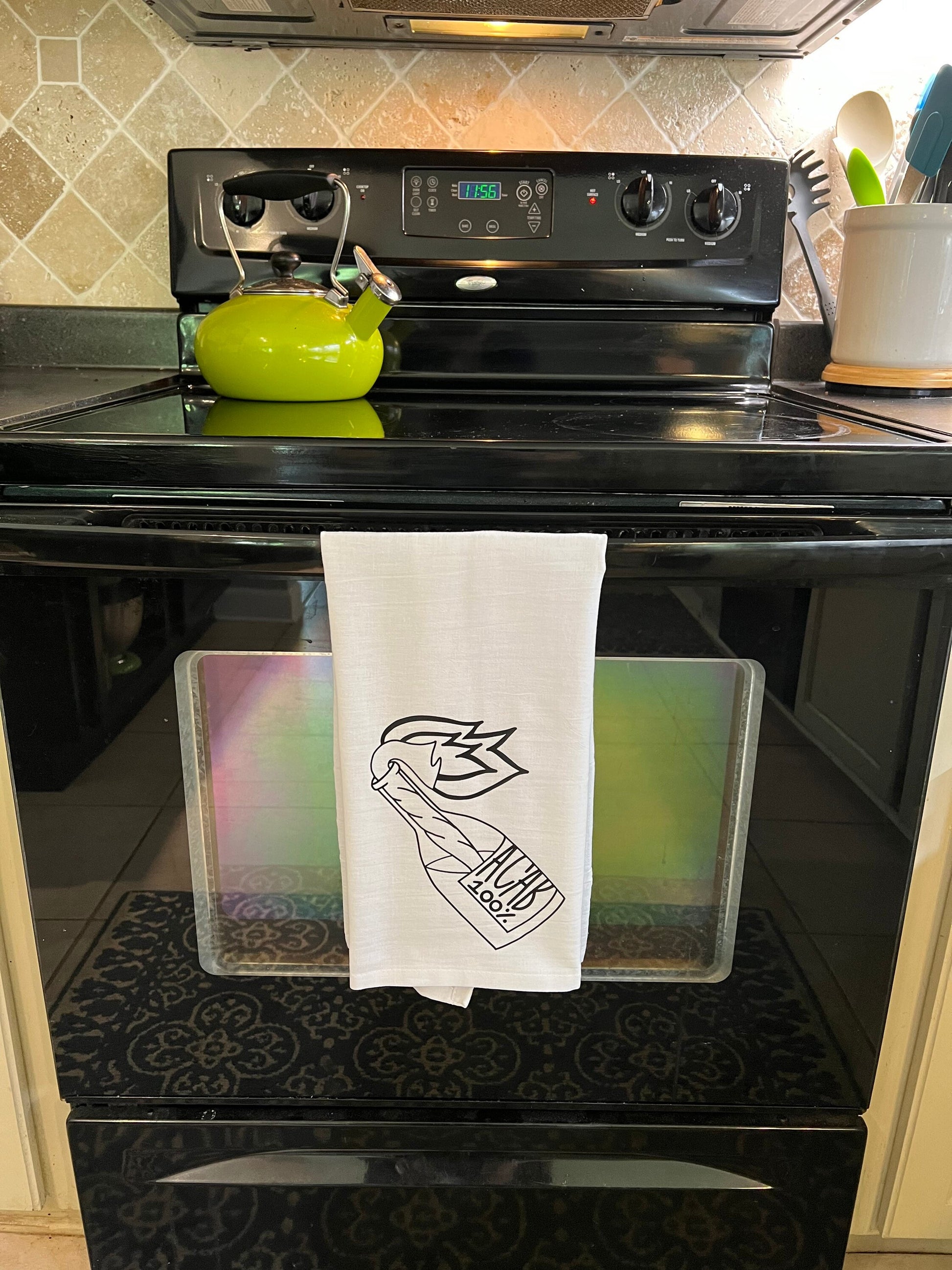 Molotov ACAB Cocktail Tea Towel