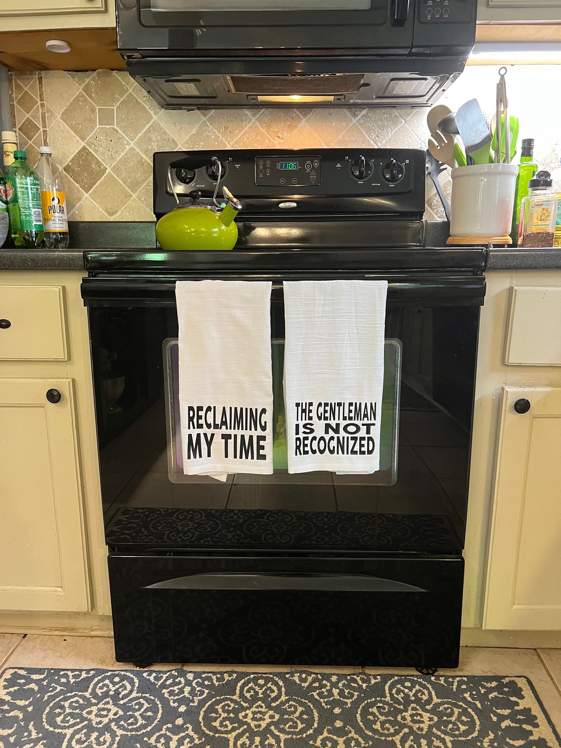 Reclaiming my Time - The Gentleman Is Not Recognized - Katie Porter Tea Towel Set