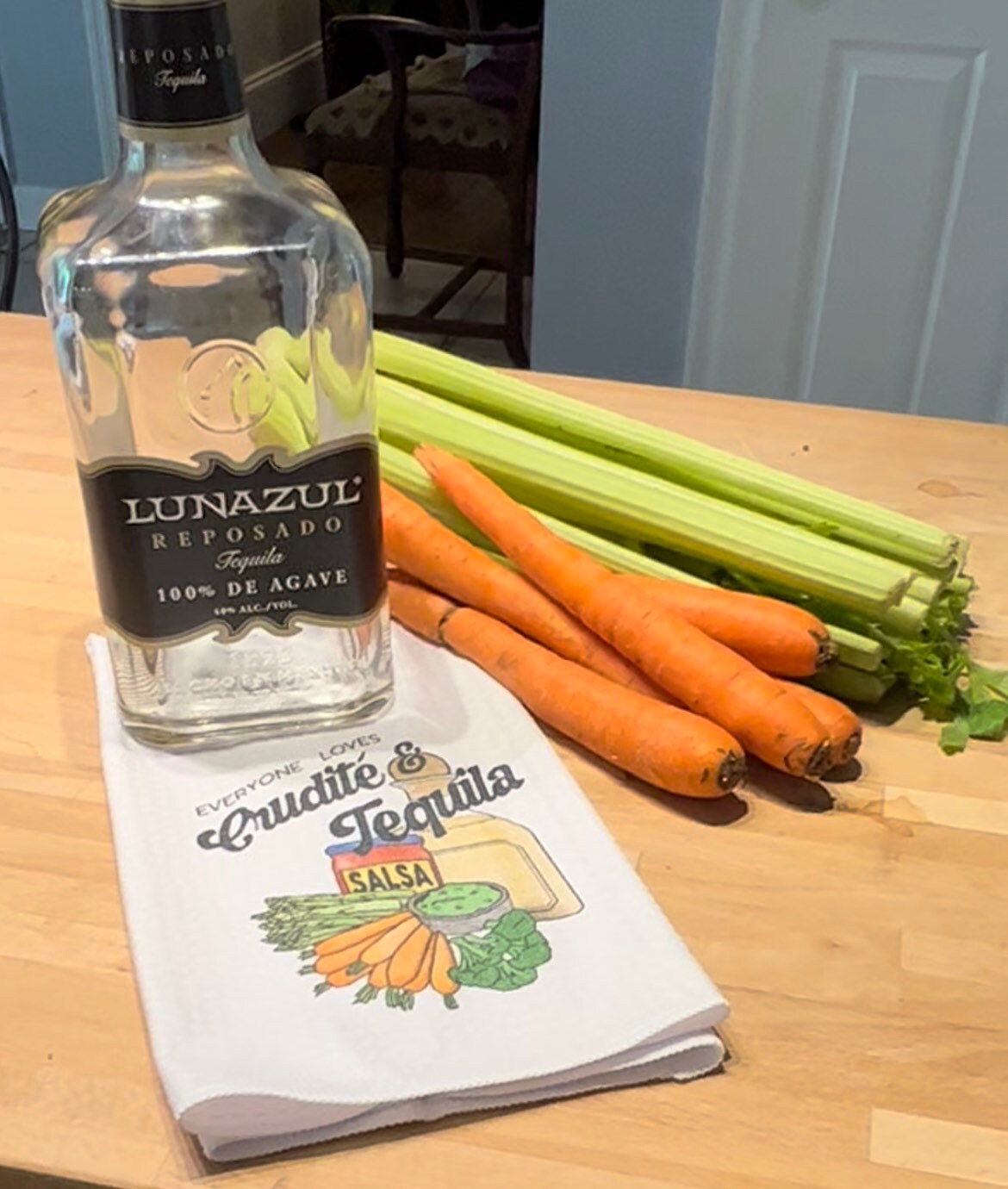 Crudité and Tequila Tea Towel Dr Oz John Fetterman
