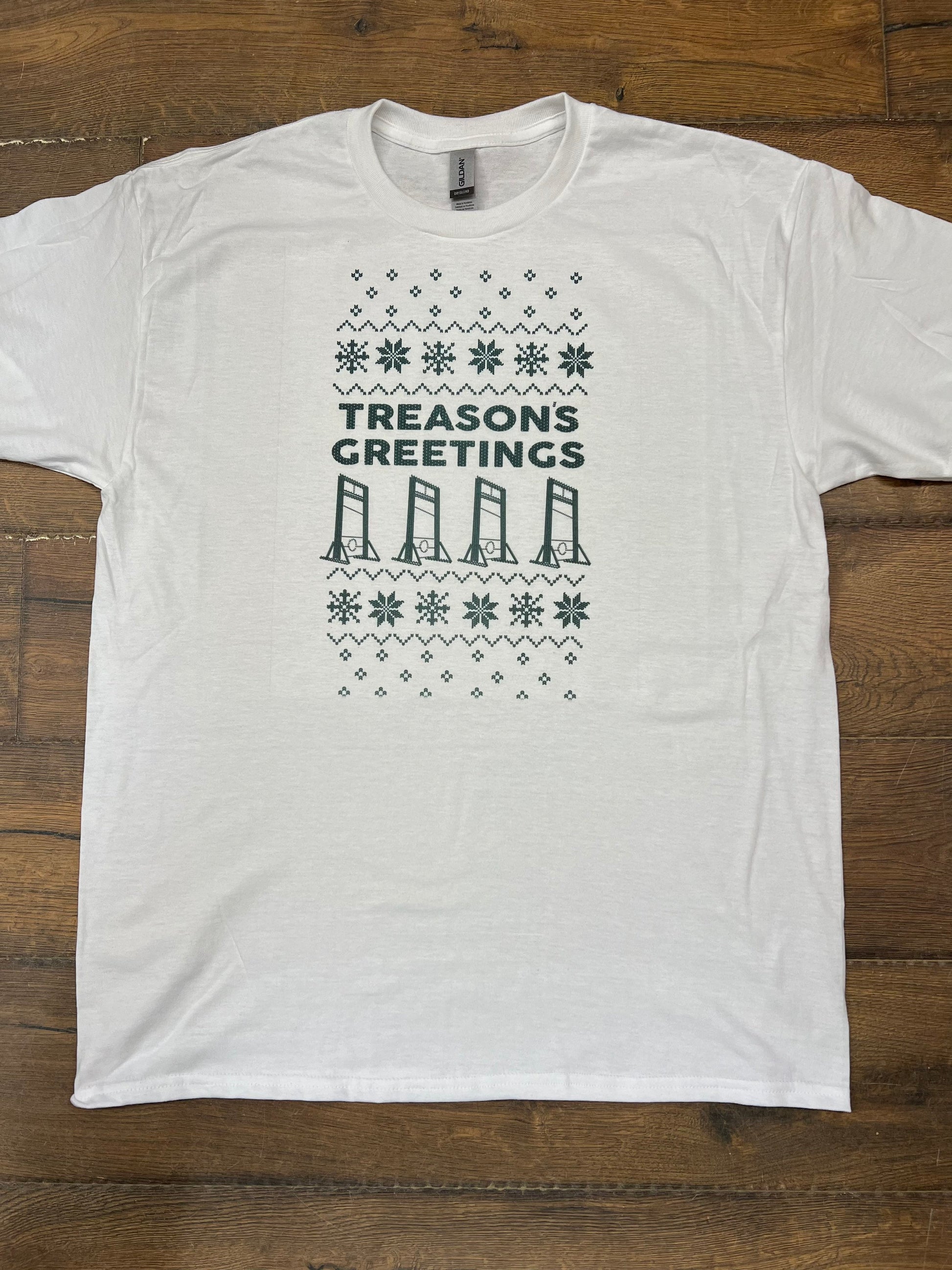 Ug-Guillotine Ugly Holiday Christmas Sweater SHORT SLEEVE T SHIRT