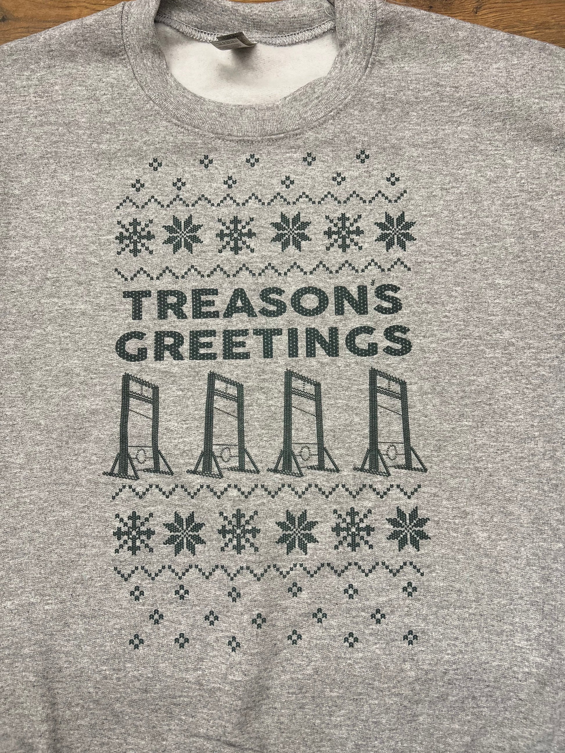 Ug-Guillotine Ugly Holiday Christmas Sweater Sweatshirt