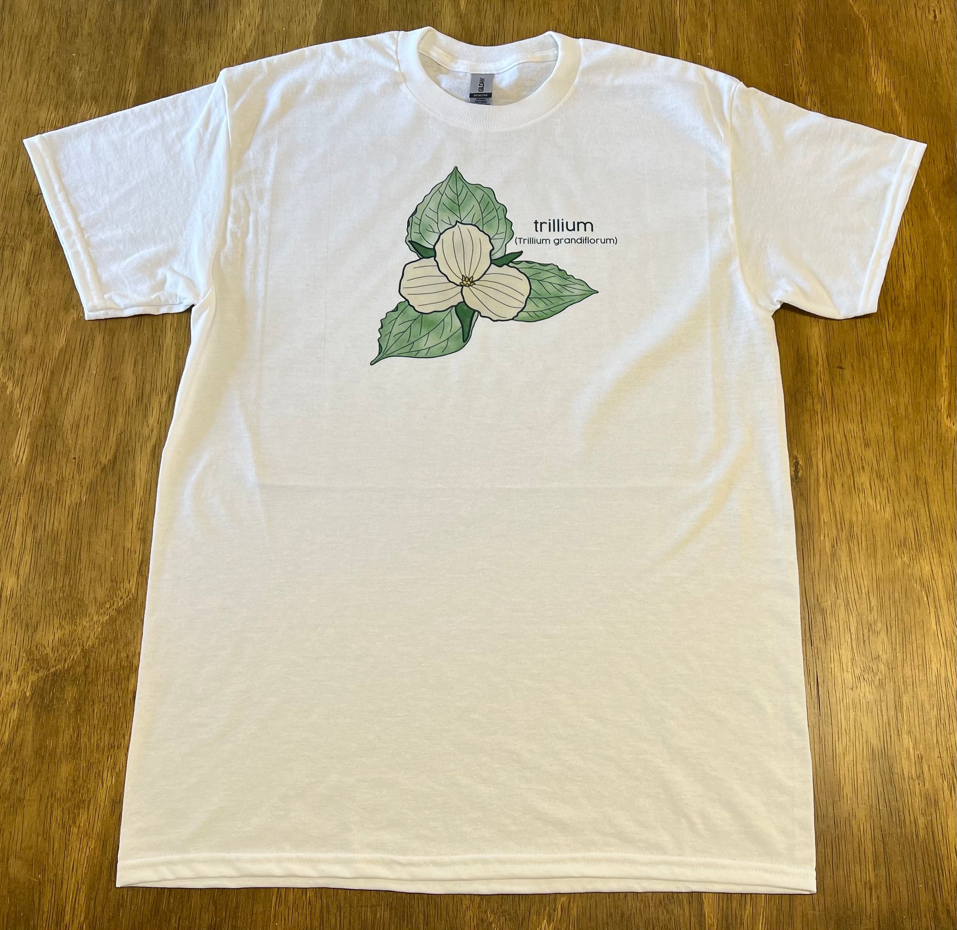 Trillium - Historically Queer Flowers T Shirt - Botany Floral