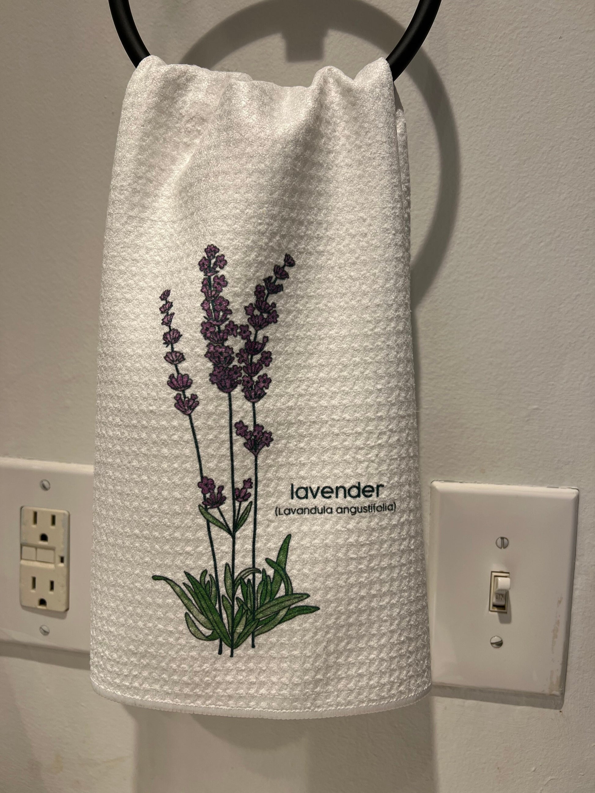 Lavender - Historically Queer Flowers Tea Towel