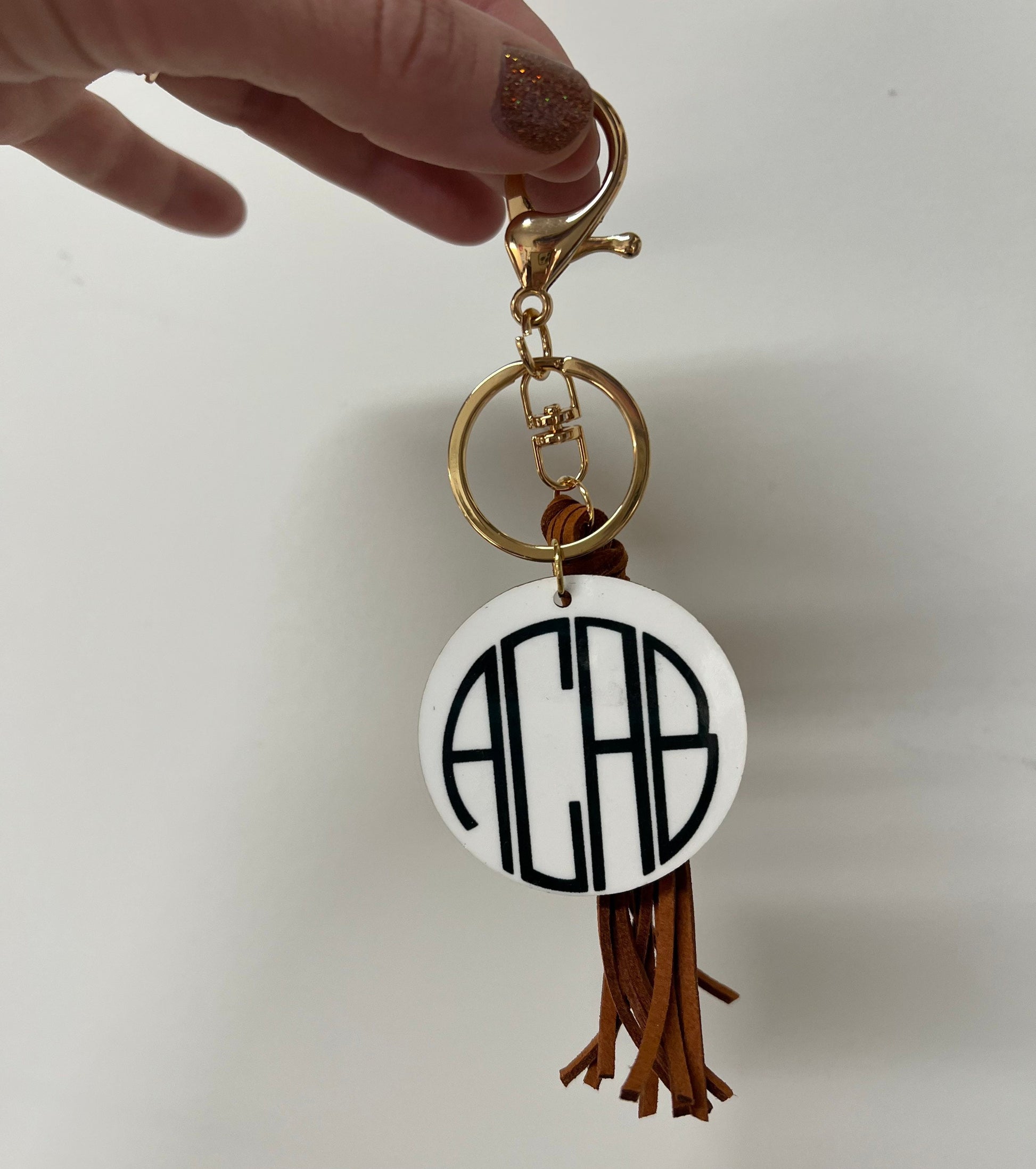 ACAB Monogram Bracelet Keychain Tassel 1312 - Ready Made - Limited Edition