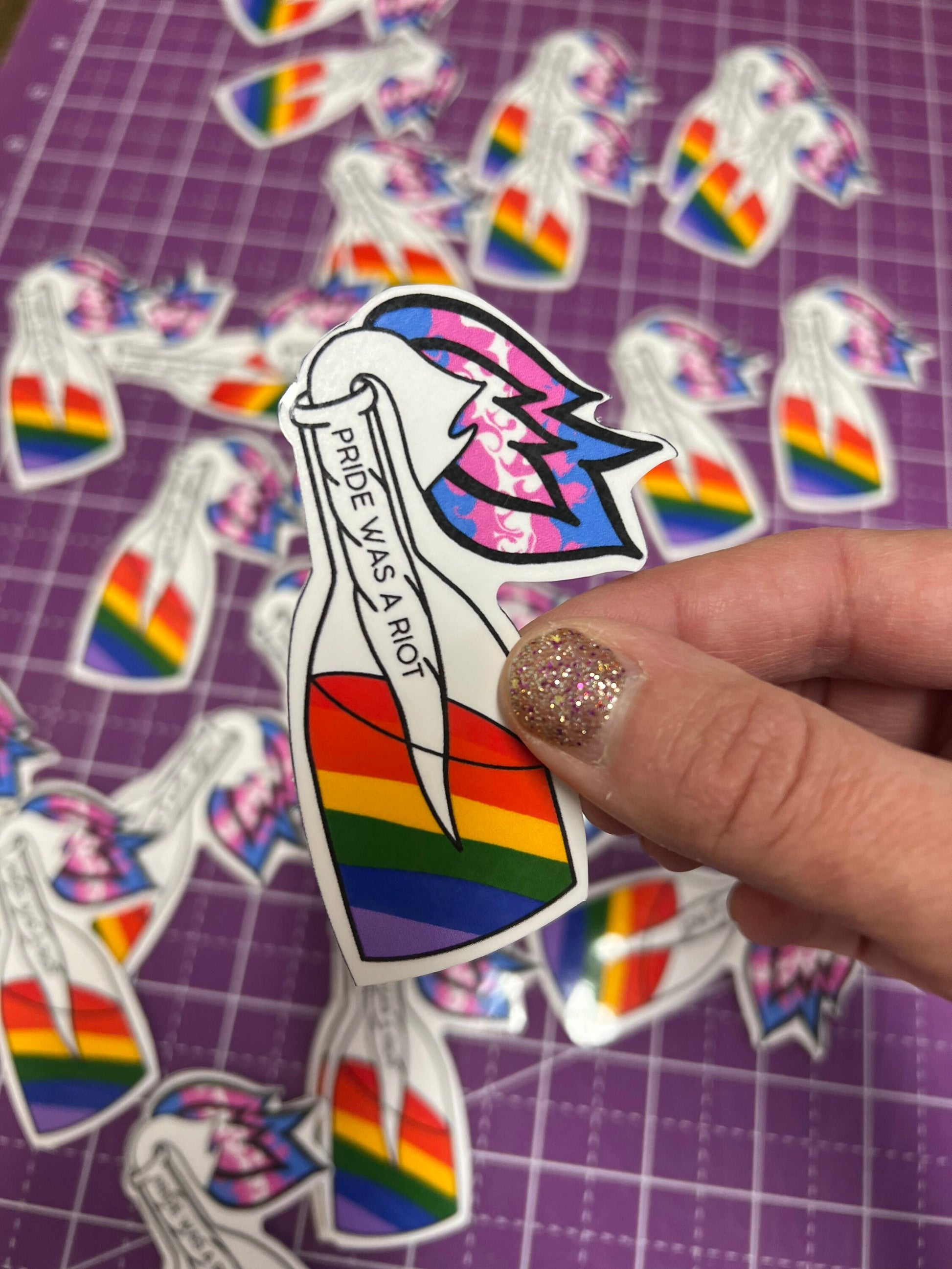 Pride Was a Riot Sticker