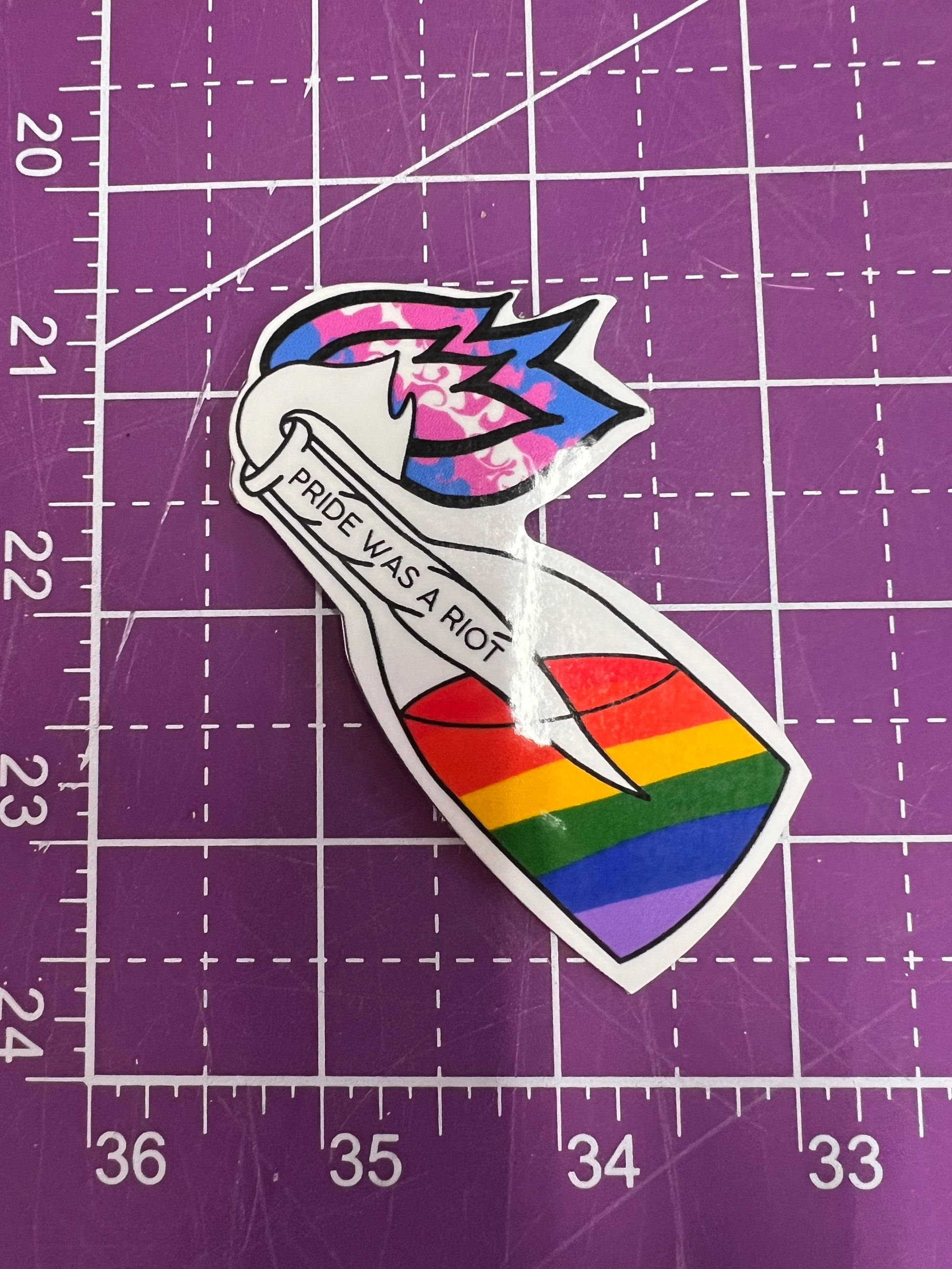 Pride Was a Riot Sticker