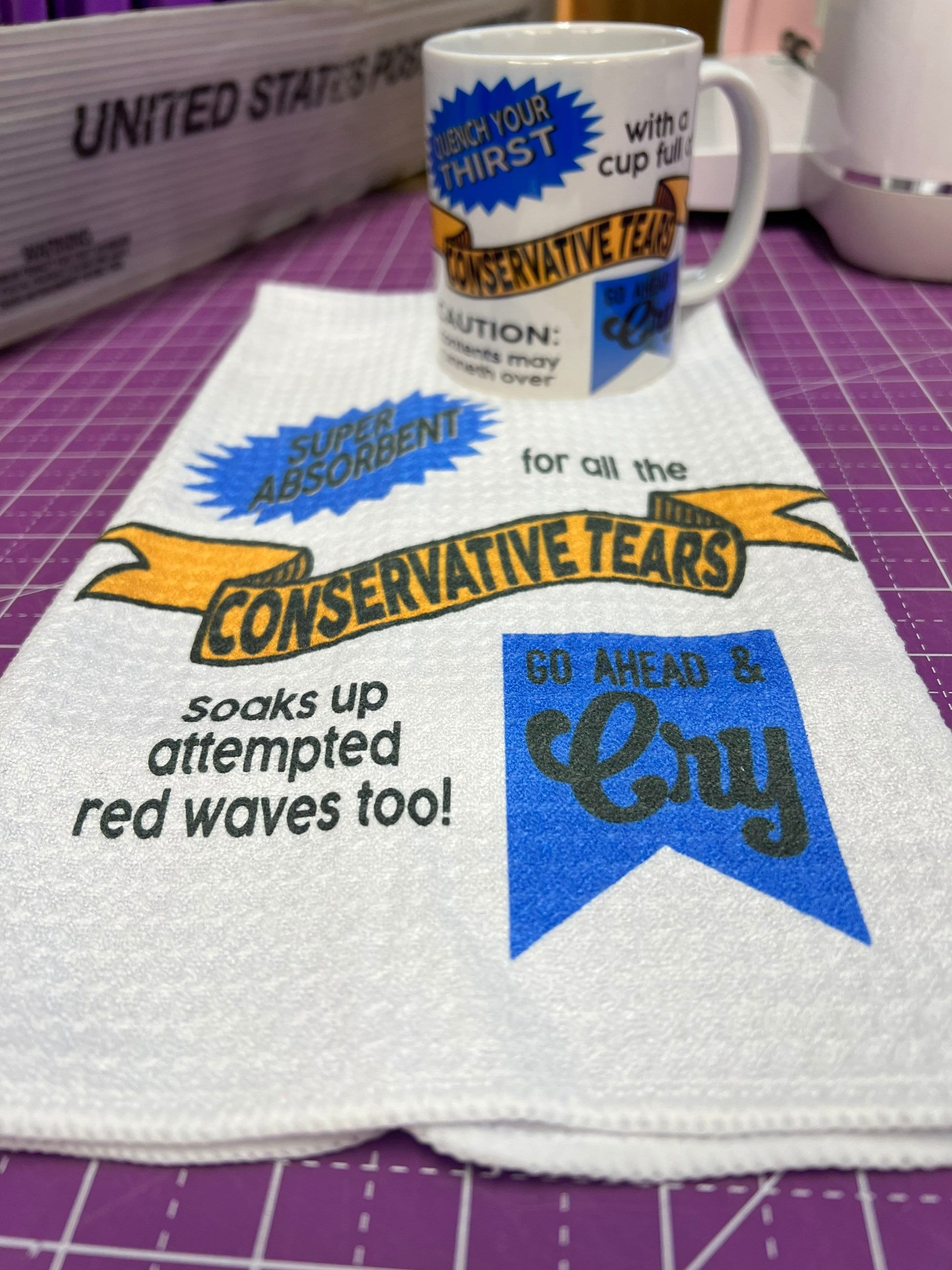 Conservative Tears Mug and Towel Gift Set