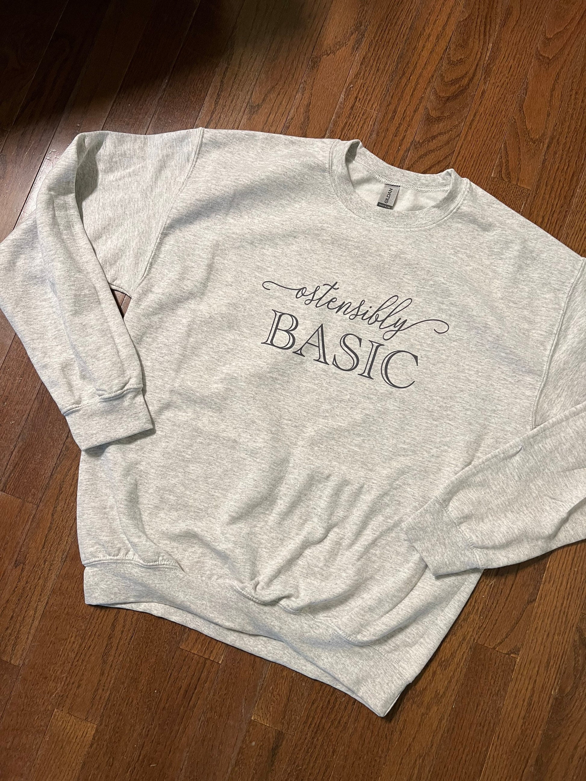 Ostensibly Basic CREW Neck Sweatshirt