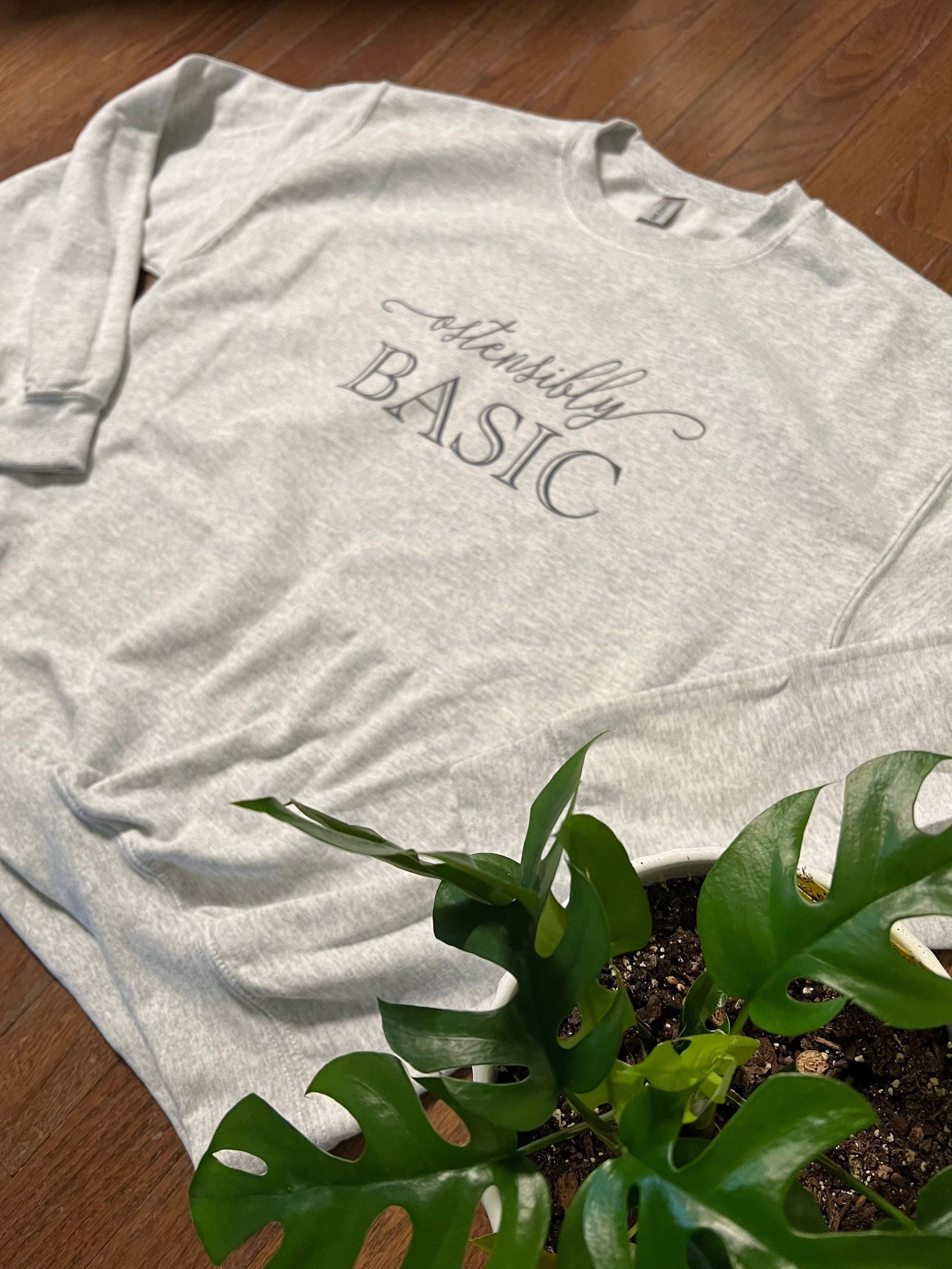 Ostensibly Basic CREW Neck Sweatshirt