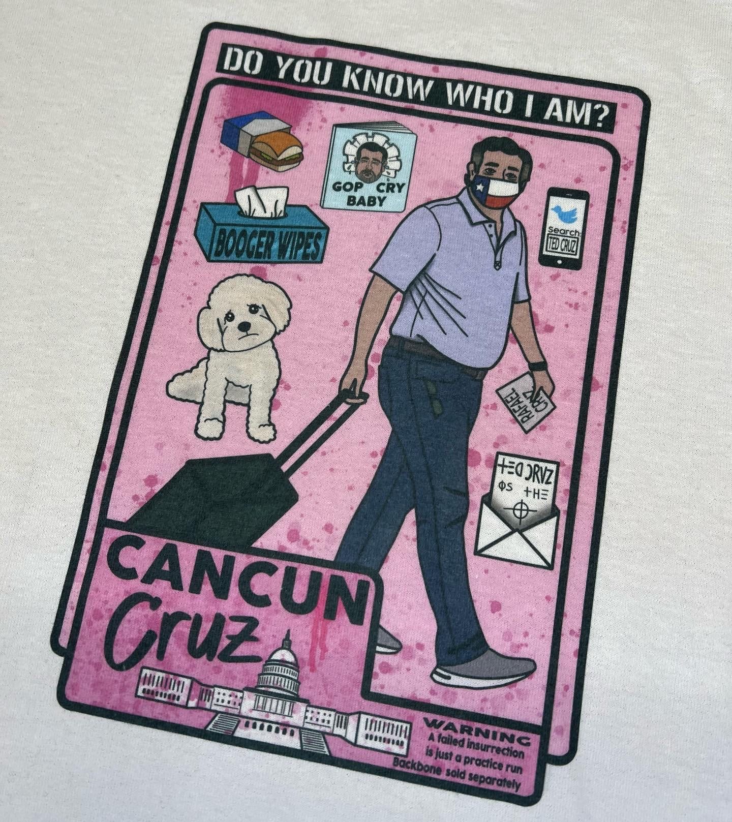 Cancun Cruz T Shirt Ted Cruz as Ken Satire Parody