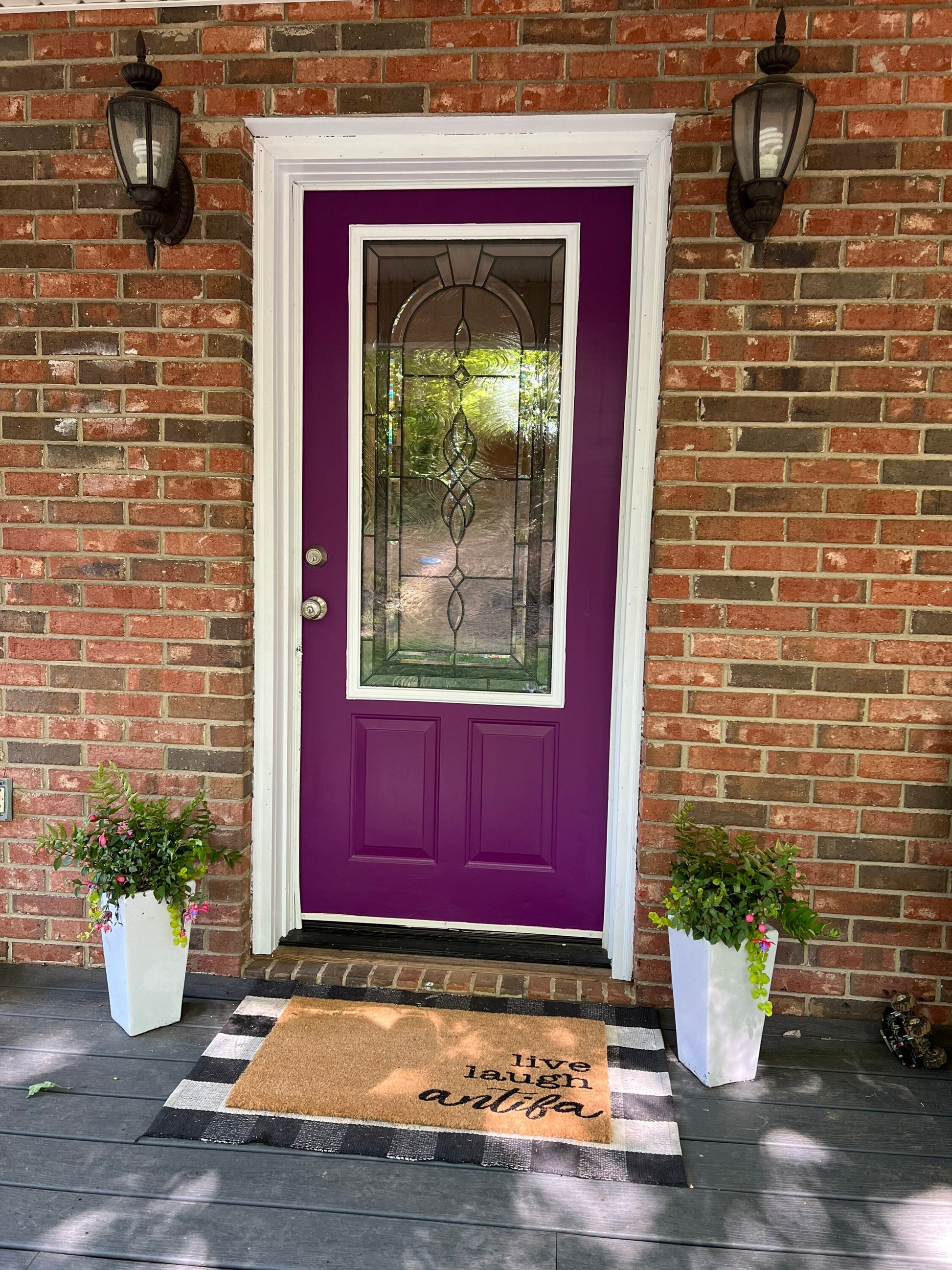 PREORDER - live laugh antifa door mat - please READ description